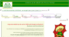Desktop Screenshot of forummortsel.be
